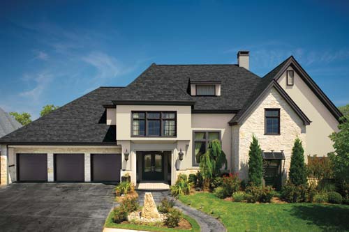 White windows from a kitchen view