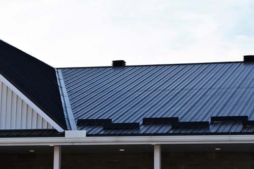 White windows from a kitchen view